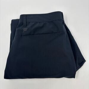 Fabletics Mens 32x31 Solid Black Don Trouser Pants